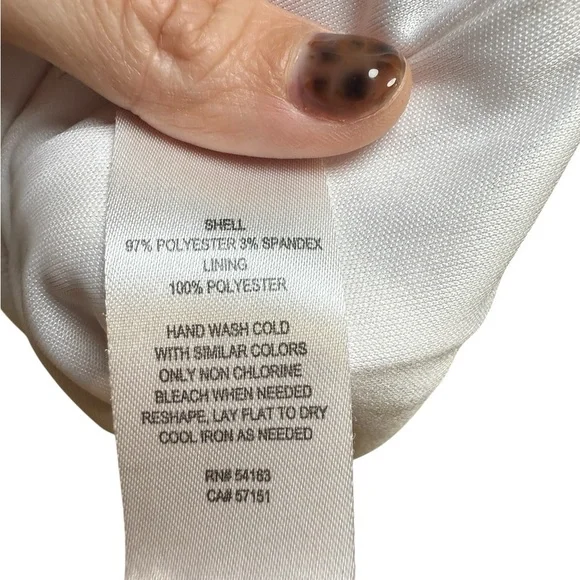 Jessica Howard Yellow Floral Sheath Dress Women’s Size 18 Sleeveless Spring - Picture 5 of 6